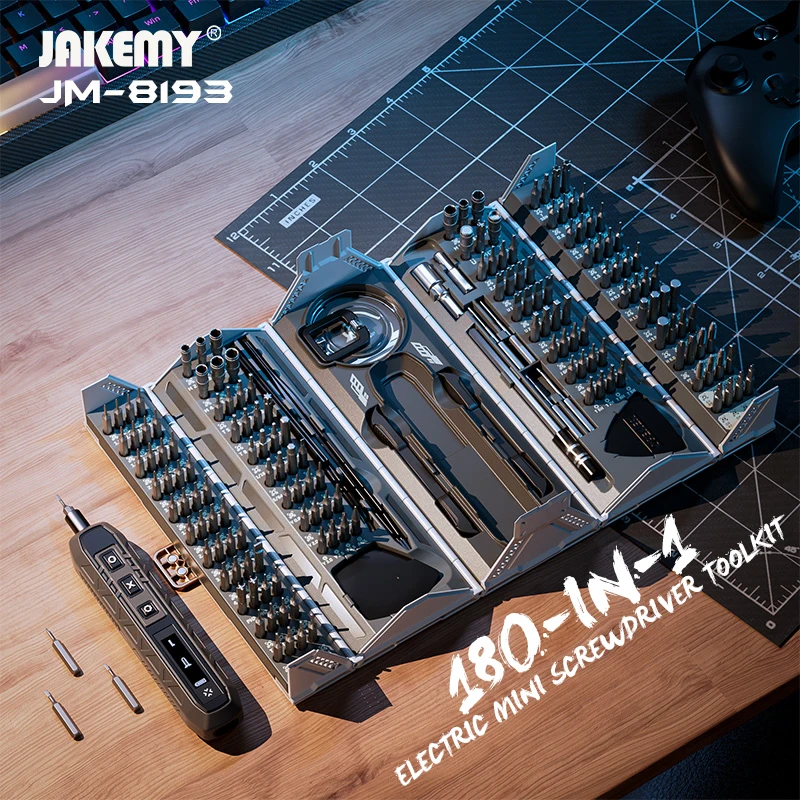 Electronics Repair Gadgets - JAKEMY JM-8193 180-in-1 Electric Mini Precision