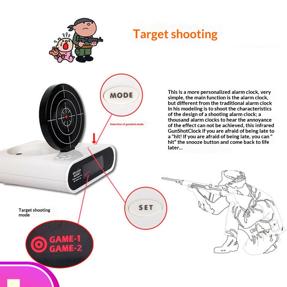 Electronics Gadgets For Gift - Electronics Desk Clock Creative LED Digital