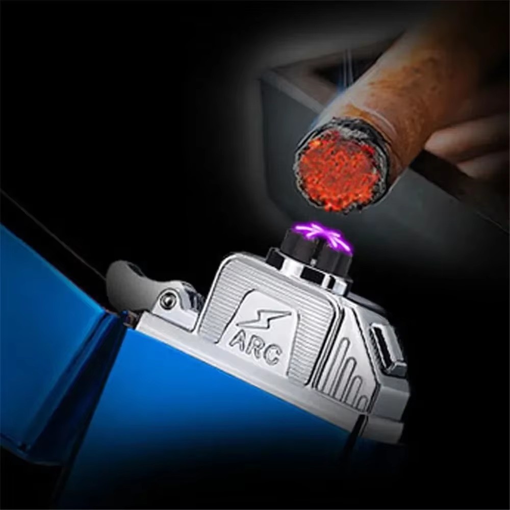 New Six Arcs Lighter Windproof - Electronics Gadgets For Gift recension och pris