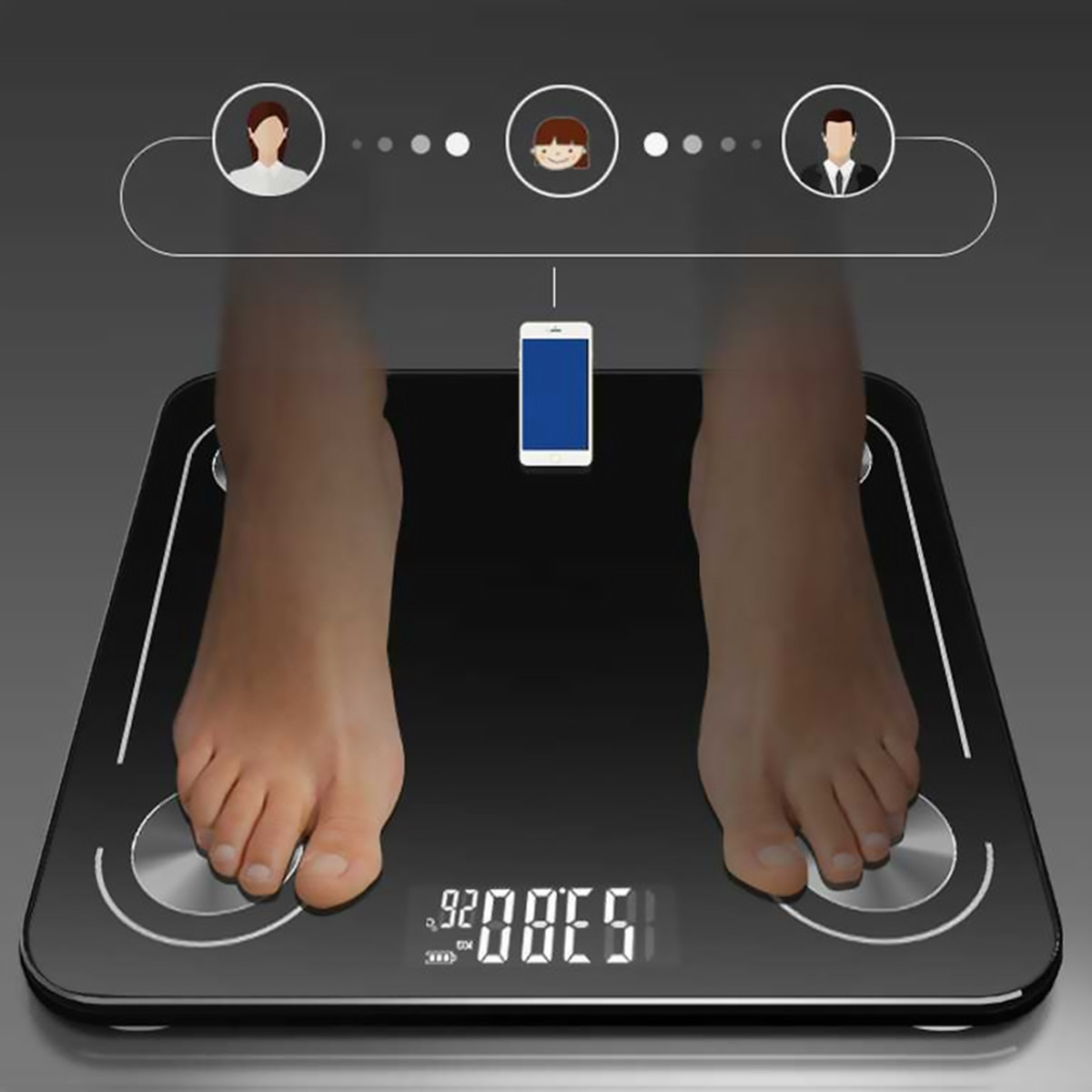 Intelligent Body Fat Scale Tem - Body Fat Scale Smart recension och pris