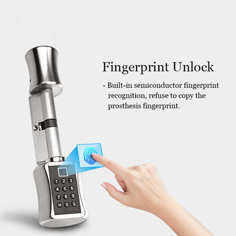 Fingerprint Smart Cylinder Loc - Unique Electronics Gadgets recension och pris