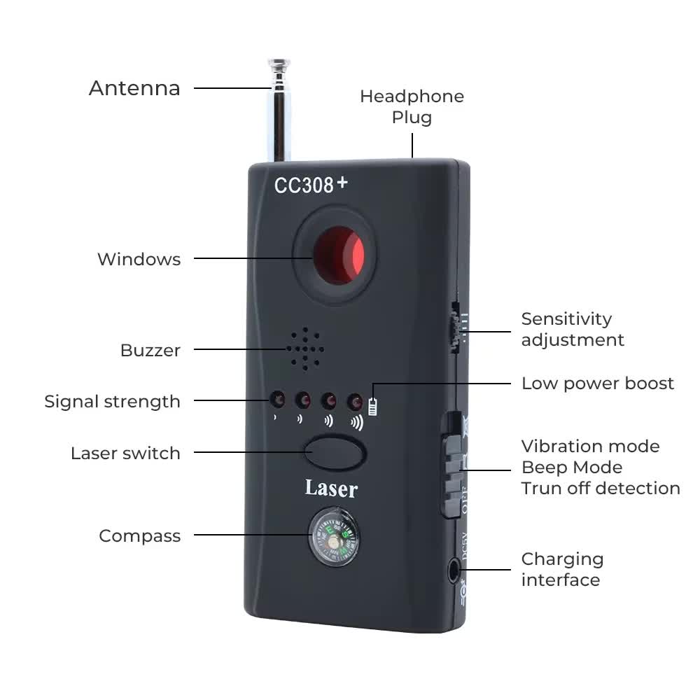 CC308 Portable Hidden Camera D - Electronics Gadgets Sale recension och pris