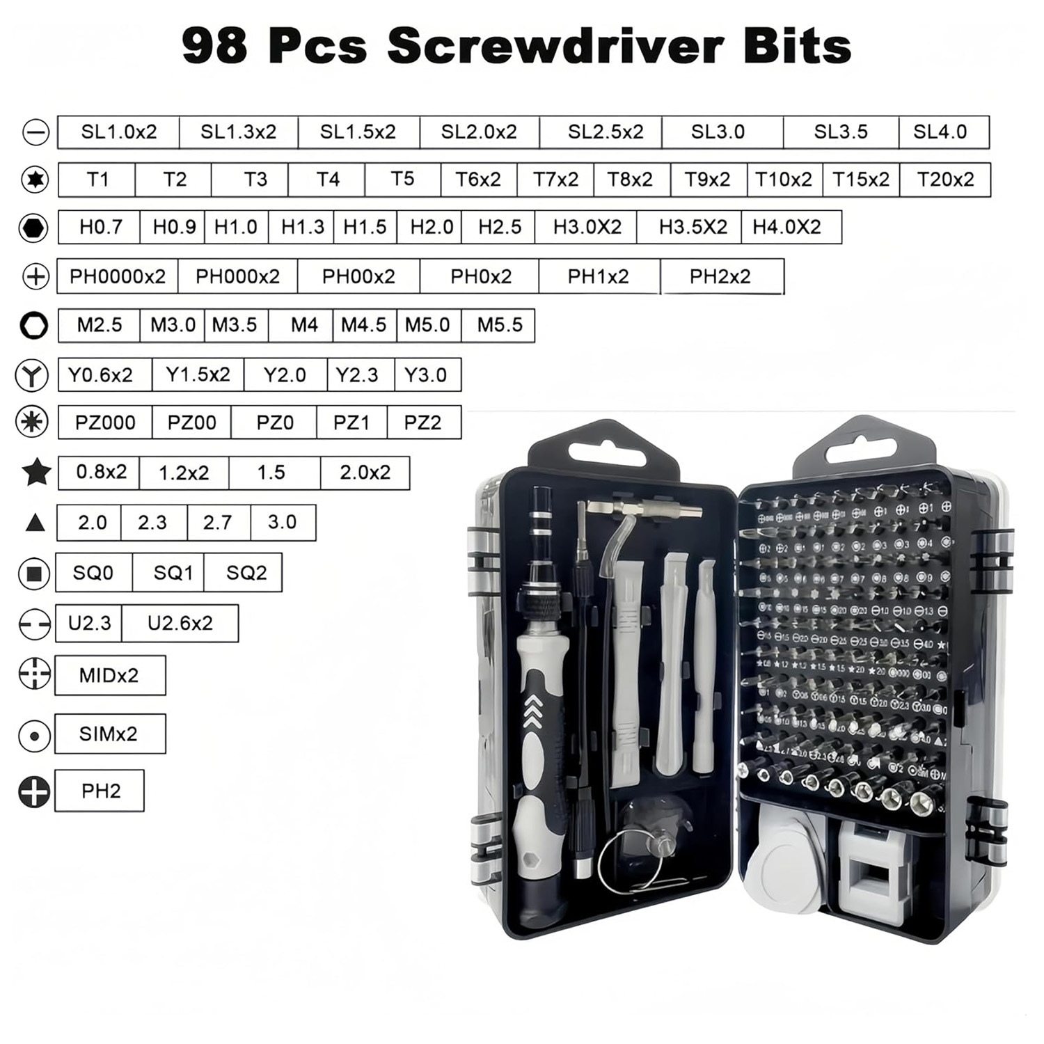 115-in-1 Precision Screwdriver - Electronics Repair Gadgets recension och pris