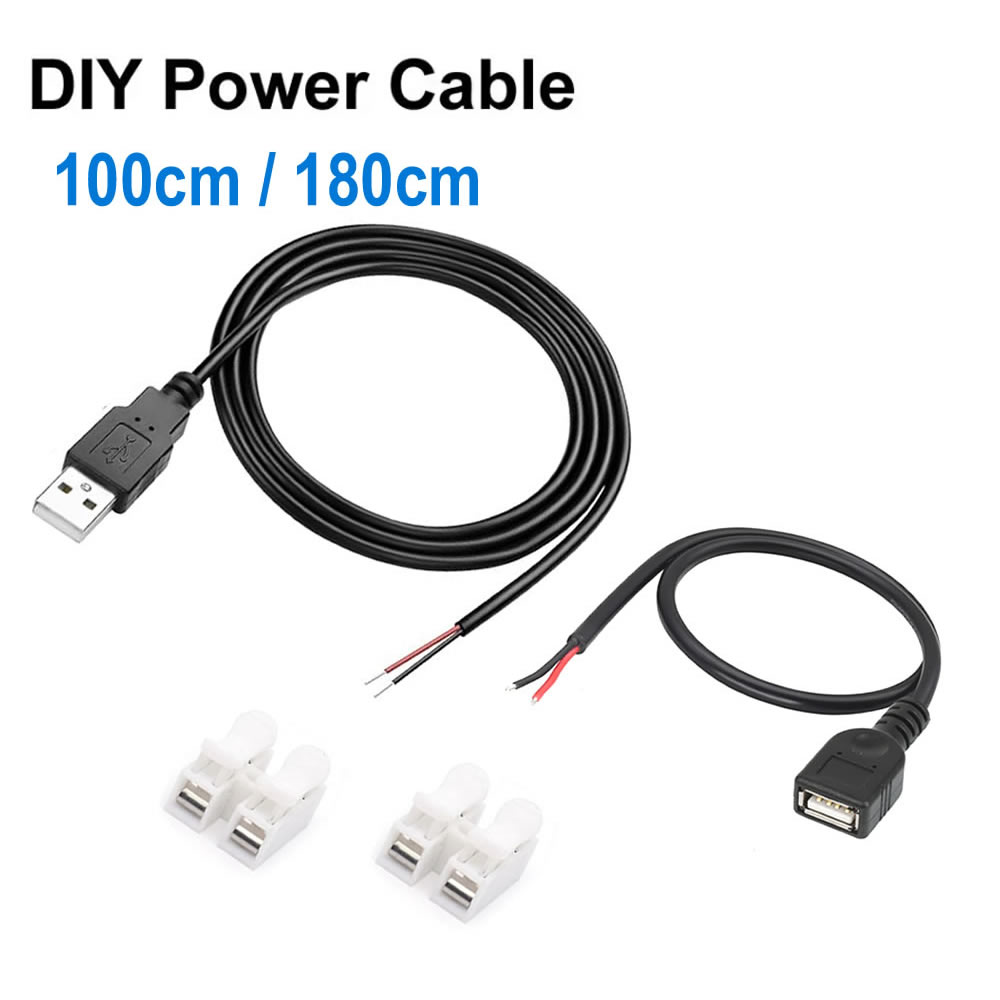 DC 2 Pin USB Power Cable USB M - Electronics Repair Gadgets recension och pris