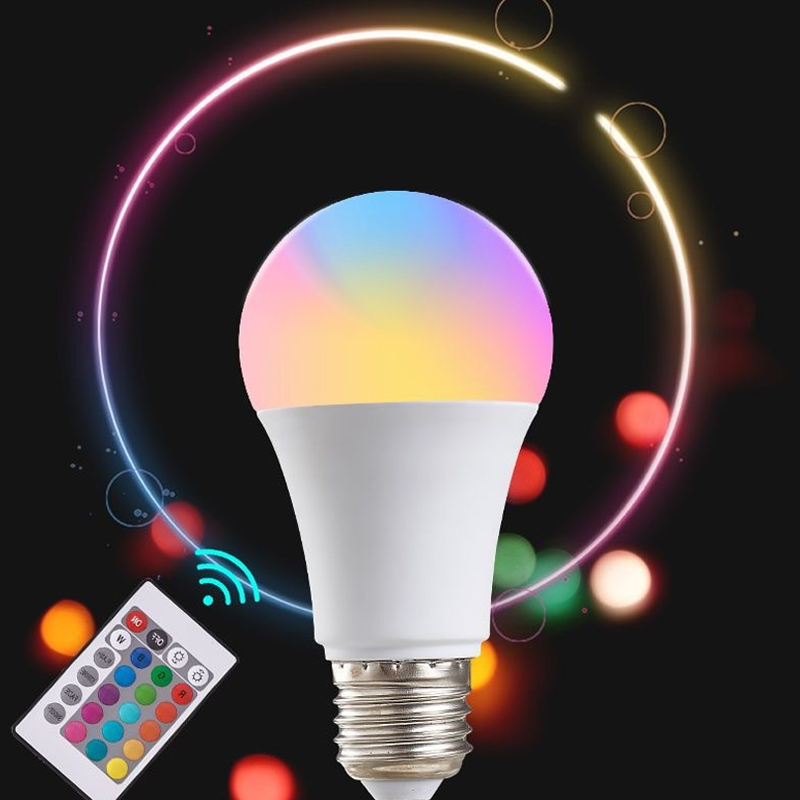 E27 220V 16 Colors RGB Bulb LE - Electronics Gadgets For Home recension och pris