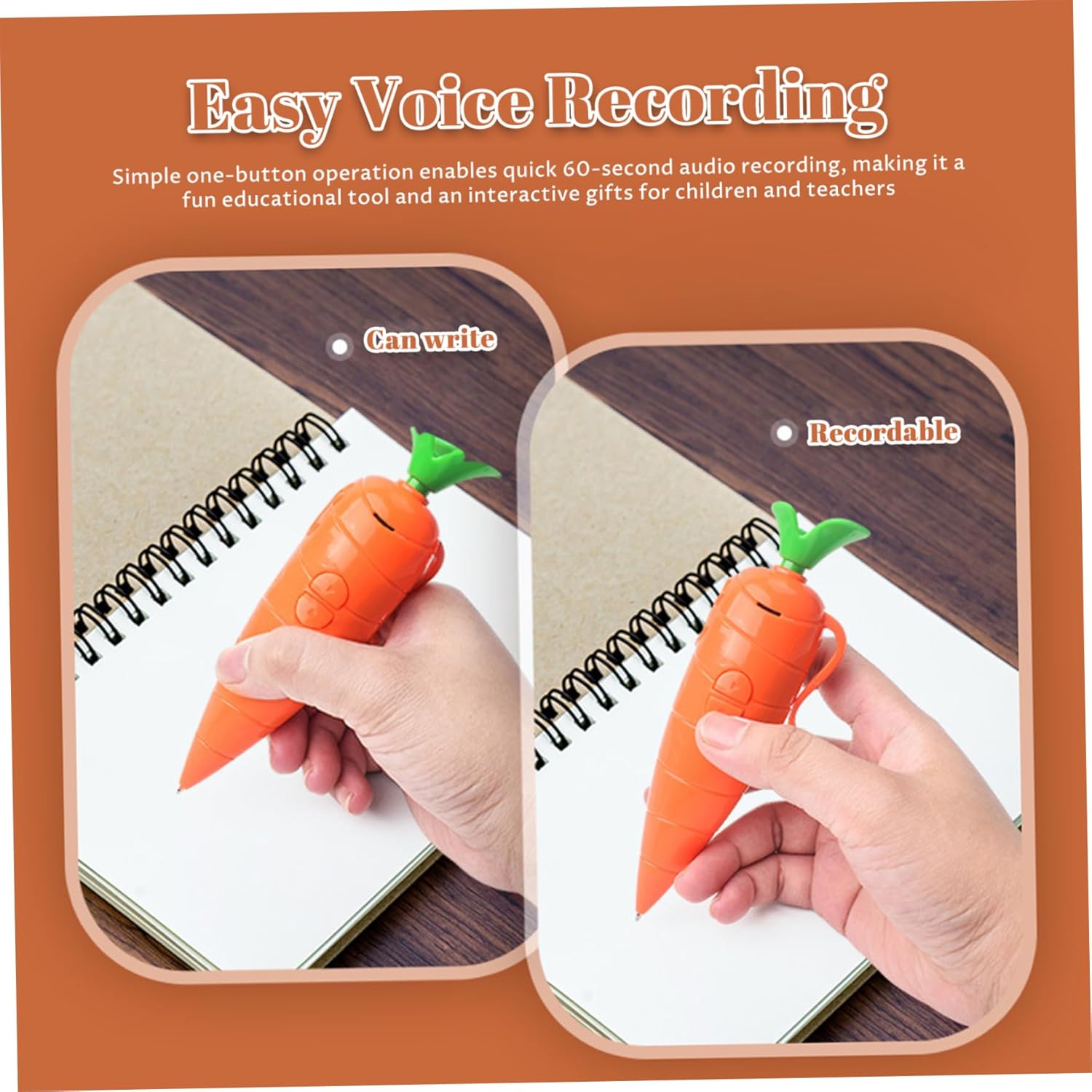 Carrot Voice Recorder Electron - Voice Recorder Pen recension och pris