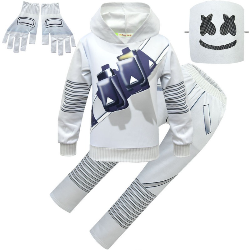 Kids Cosplay Costume Boys Mars - Led Gloves Music recension och pris