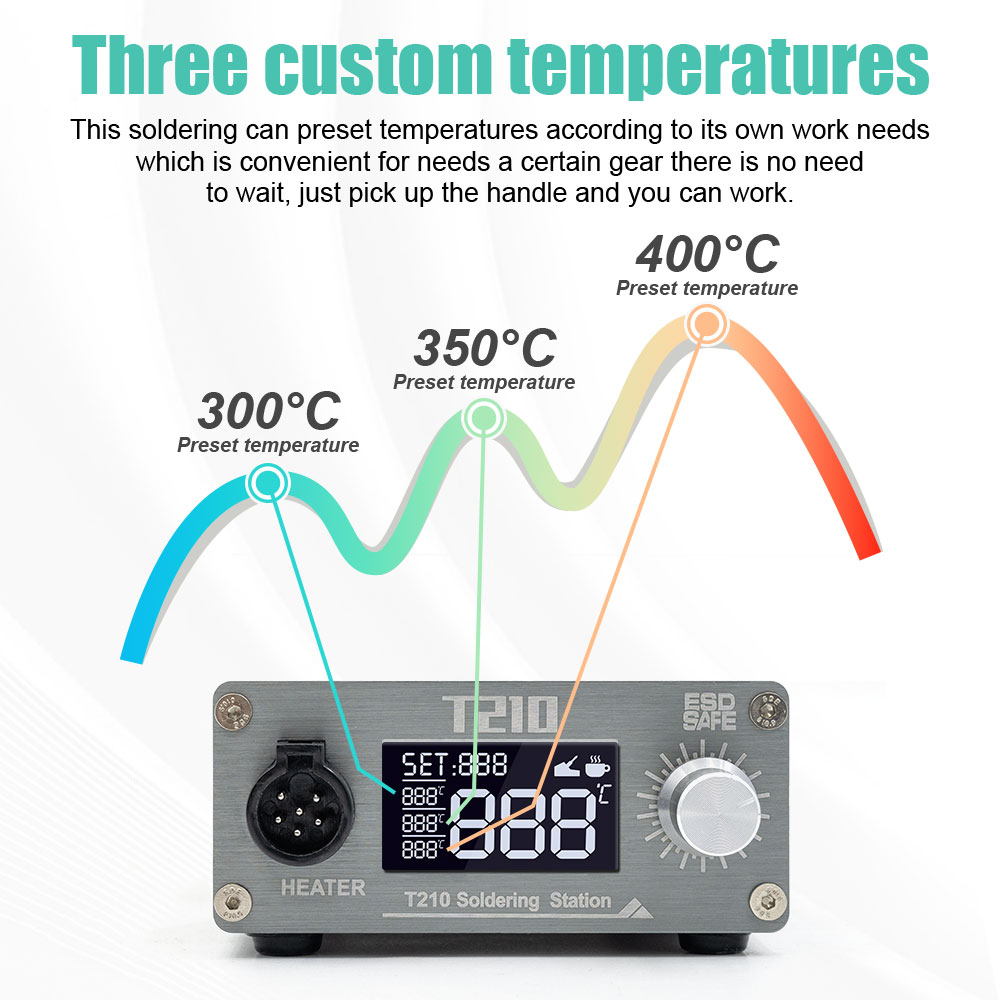 JCD T210 Smart Soldering Stati - Electronics Repair Gadgets recension och pris