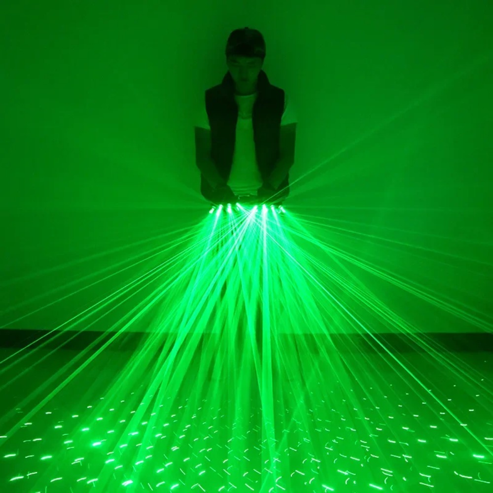Green Laser Gloves Laser Flash - Led Gloves Music recension och pris