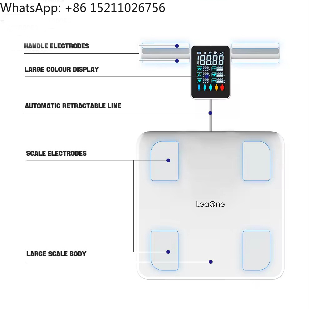 Factory 30 Body Data 8 Electro - Body Fat Scale Smart recension och pris