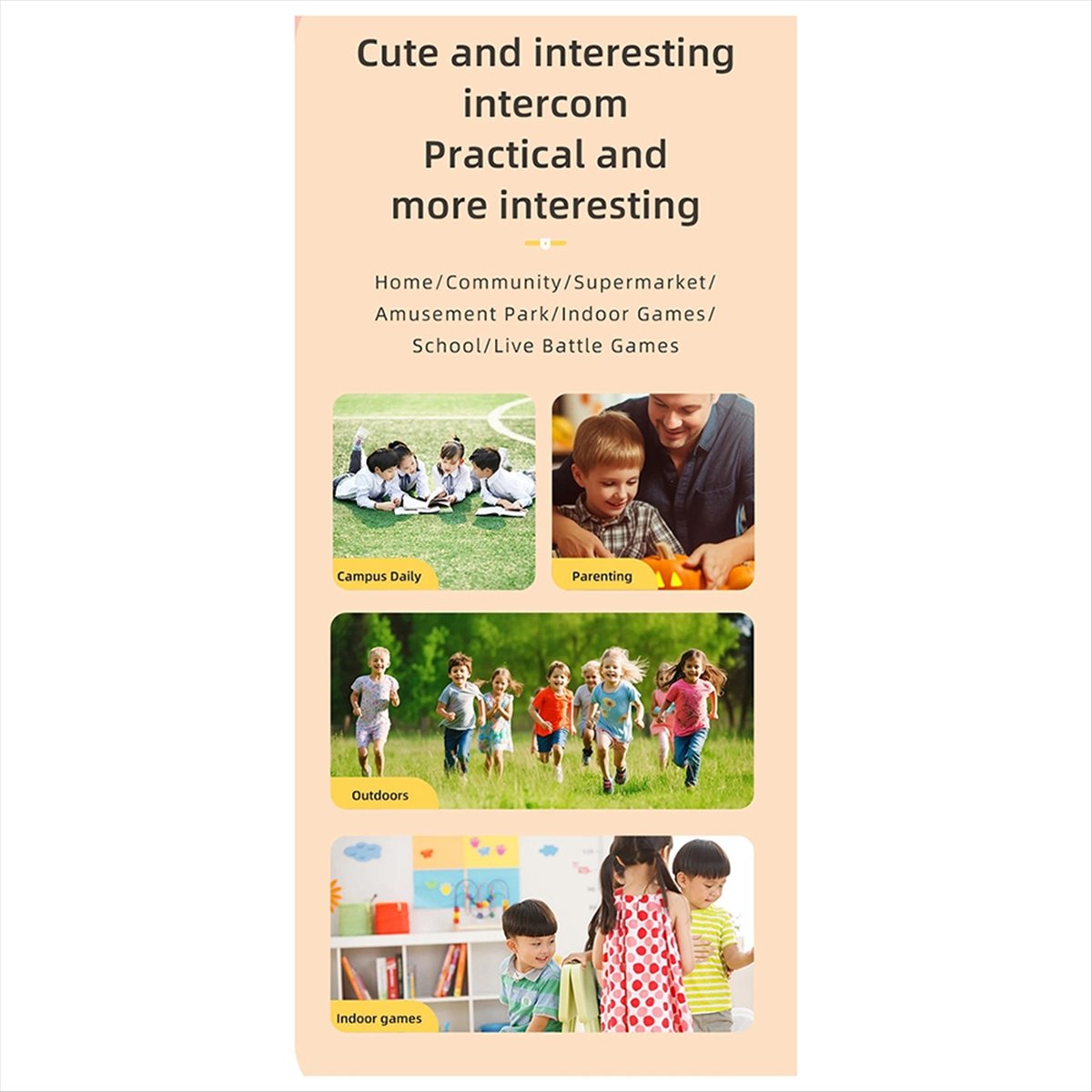 A77K Kids Walkie Talkie GT-168 - Electronics Gadgets For Gift recension och pris