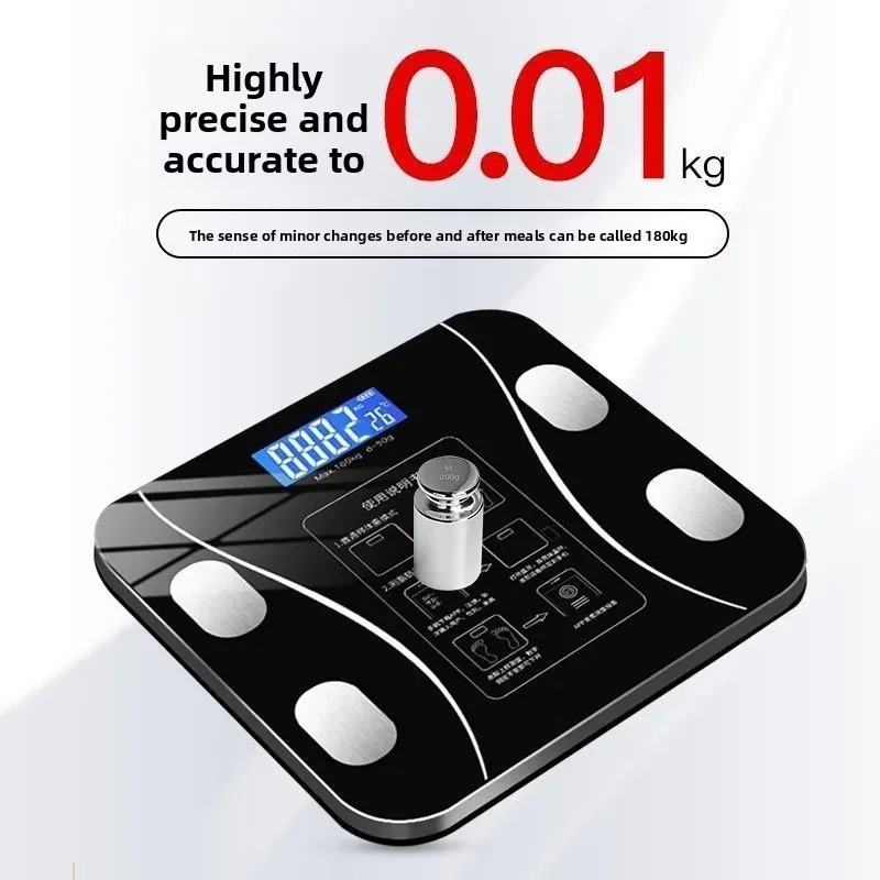 High Precision USB Rechargeabl - Body Fat Scale Smart recension och pris